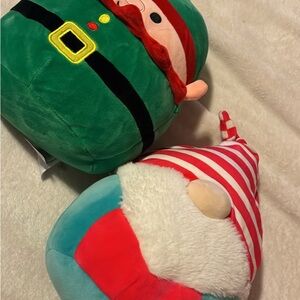 Festive Elf and Gnome squishmellow set